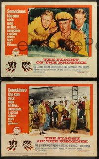 6r0714 FLIGHT OF THE PHOENIX 8 LCs 1966 Robert Aldrich, James Stewart, Ernest Borgnine, Peter Finch!
