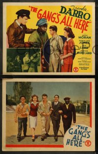 6r0724 GANG'S ALL HERE 8 LCs 1941 Frankie Darro, Jones, Luke, Moreland, ultra rare complete set!