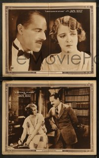 6r0988 GENTLEMAN OF LEISURE 5 LCs 1923 Jack Holt romances Holmquist, from P.G. Wodenhouse play!