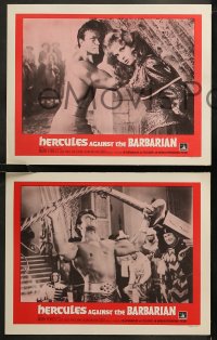 6r0738 HERCULES AGAINST THE BARBARIAN 8 LCs 1964 Mark Forest, Maciste nell'inferno di Gengis Khan