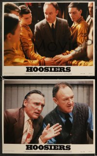 6r0743 HOOSIERS 8 LCs 1986 Indiana sports, best basketball movie ever, great images!