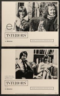 6r0752 INTERIORS 8 LCs 1978 Diane Keaton, Mary Beth Hurt, E.G. Marshall, directed by Woody Allen!