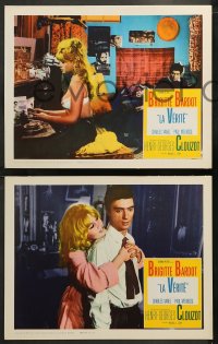 6r0997 LA VERITE 5 LCs 1961 all with sexy Brigitte Bardot, Henri-Georges Clouzot's The Truth!
