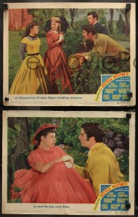 6r1047 LITTLE WOMEN 4 LCs 1949 images of Peter Lawford & pretty June Allyson, Leigh, O'Brien!