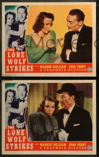 6r0957 LONE WOLF STRIKES 6 LCs 1940 dapper Warren William as fiction's most elegant gentleman yegg!