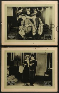 6r0912 LUCK O' THE FOOLISH 7 LCs 1924 Harry Langdon & Day discover who stole their money, ultra rare!