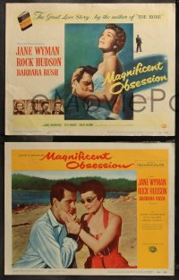 6r0778 MAGNIFICENT OBSESSION 8 LCs 1954 blind Jane Wyman with Rock Hudson, Douglas Sirk classic!