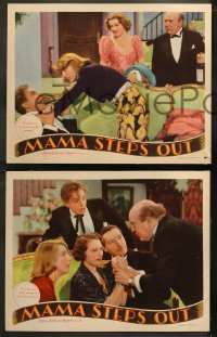 6r1052 MAMA STEPS OUT 4 LCs 1937 Anita Loos' hilarious successor to Gentlemen Prefer Blondes!