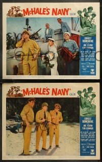6r1003 McHALE'S NAVY 5 LCs 1964 wacky images of sailors Ernest Borgnine & Tim Conway!