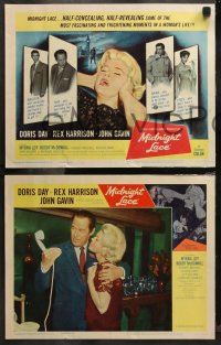 6r0786 MIDNIGHT LACE 8 LCs 1960 Rex Harrison, John Gavin, fear possessed Doris Day as love once had!