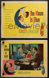 6r0787 MOON IS BLUE 8 LCs 1953 William Holden, virgin Maggie McNamara, directed by Otto Preminger!