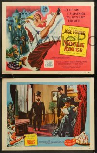 6r0788 MOULIN ROUGE 8 LCs 1953 Jose Ferrer as Toulouse-Lautrec, directed by John Huston!