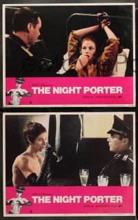 6r1008 NIGHT PORTER 5 LCs 1975 Cavani's Il Portiere di notte, Dirk Bogarde, Charlotte Rampling!