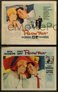 6r0813 PILLOW TALK 8 LCs 1959 bachelor Rock Hudson loves pretty career girl Doris Day, complete set!