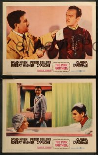 6r0918 PINK PANTHER 7 LCs 1964 Peter Sellers, David Niven, Capucine, Wagner, Blake Edwards!