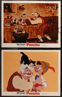 6r0919 PINOCCHIO 7 LCs R1978 Disney classic cartoon about wooden boy who becomes real!