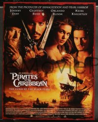 6r0615 PIRATES OF THE CARIBBEAN 14 LCs 2003 Johnny Depp as Jack Sparrow, Keira Knightley, Bloom!