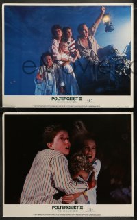 6r0815 POLTERGEIST II 8 LCs 1986 The Other Side, Williams, Nelson, Heather O'Rourke, they're baaaack!