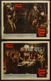 6r1010 PORK CHOP HILL 5 LCs 1959 Lewis Milestone directed, Korean War soldier Gregory Peck!