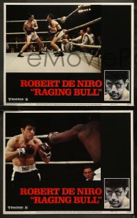 6r0819 RAGING BULL 8 LCs 1980 Martin Scorsese boxing classic, Robert De Niro as boxer Jake LaMotta!