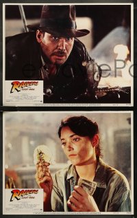 6r0820 RAIDERS OF THE LOST ARK 8 LCs 1981 Harrison Ford, George Lucas & Steven Spielberg classic!