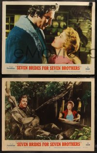6r1151 SEVEN BRIDES FOR SEVEN BROTHERS 3 LCs 1954 Jane Powell & Howard Keel, classic MGM musical!
