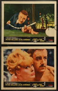 6r0839 SHOT IN THE DARK 8 LCs 1964 Blake Edwards directed, Peter Sellers & sexy Elke Sommer!