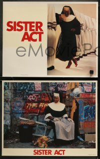 6r0840 SISTER ACT 8 LCs 1992 Maggie Smith, Harvey Keitel, Whoopi Goldberg as a nun!