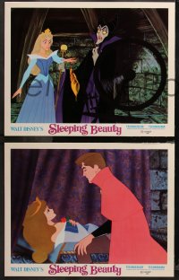 6r1153 SLEEPING BEAUTY 3 LCs R1970 Walt Disney cartoon fairy tale fantasy classic!