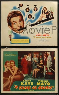 6r0845 SONG IS BORN 8 LCs 1948 Danny Kaye w/ Louis Armstrong, Goodman, Barnet, Dorsey & Hampton!