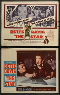 6r0849 STAR 8 LCs 1953 best image of Hollywood star Bette Davis screaming behind prison bars!