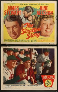 6r0854 STRATTON STORY 8 LCs 1949 baseball star James Stewart & June Allyson were to be torn apart!