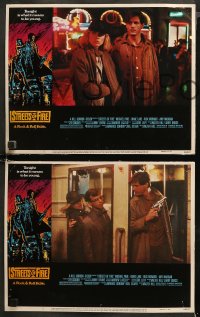 6r1072 STREETS OF FIRE 4 LCs 1984 Michael Pare, Diane Lane, rock 'n' roll, directed by Walter Hill!