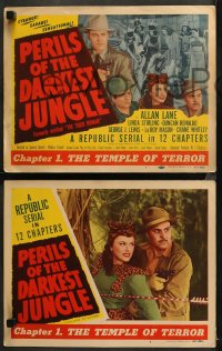 6r0867 TIGER WOMAN 8 chapter 1 LCs R1951 Perils of the Darkest Jungle, Linda Stirling, Rocky Lane!