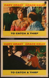 6r1018 TO CATCH A THIEF 5 LCs 1955 Alfred Hitchcock, Cary Grant, Grace Kelley, Brigitte Auber!