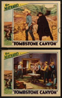 6r1078 TOMBSTONE CANYON 4 LCs 1932 great images of western cowboy Ken Maynard and his horse Tarzan!
