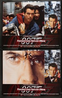 6r0868 TOMORROW NEVER DIES 8 LCs 1997 Pierce Brosnan as James Bond 007, Teri Hatcher, Yeoh!