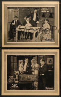 6r0971 UNEASY THREE 6 LCs 1925 great images from Charley Chase & Leo McCarey Hal Roach short!