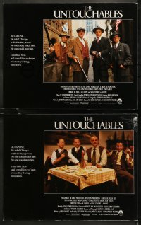 6r0878 UNTOUCHABLES 8 LCs 1987 Kevin Costner, Robert De Niro, Sean Connery, Brian De Palma