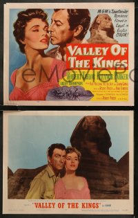 6r0879 VALLEY OF THE KINGS 8 LCs 1954 Robert Taylor & Eleanor Parker, filmed in Egypt!