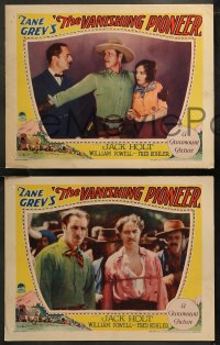 6r1081 VANISHING PIONEER 4 LCs 1928 rancher Jack Holt, villain William Powell, Zane Grey western!