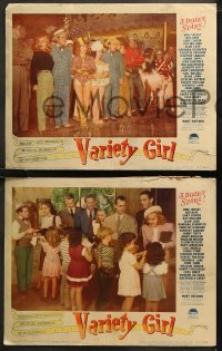 6r1082 VARIETY GIRL 4 LCs 1947 all-star cast with three dozen Paramount stars in a tremendous show!