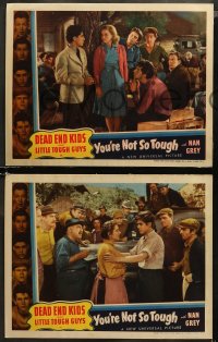 6r1085 YOU'RE NOT SO TOUGH 4 LCs 1940 great images of the Dead End Kids and Little Tough Guys!