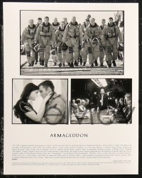 6r0588 ARMAGEDDON presskit w/ 7 stills 1998 Bruce Willis, Ben Affleck, Billy Bob Thornton, Liv Tyler
