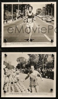 6r0566 RUNNING presskit w/ 12 stills 1979 Michael Douglas, Susan Anspach, marathon runners!