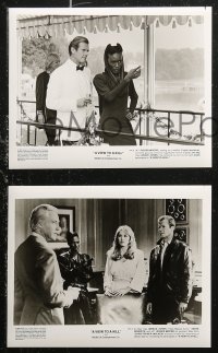 6r0572 VIEW TO A KILL presskit w/ 11 stills 1985 Roger Moore as James Bond, Grace Jones, Walken!