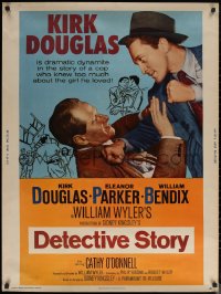 6s0017 DETECTIVE STORY 30x40 R1960 William Wyler, Kirk Douglas knew too much about Eleanor Parker!