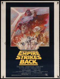 6s0018 EMPIRE STRIKES BACK 30x40 R1981 George Lucas sci-fi classic, cool artwork by Tom Jung!