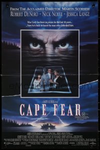 6s0082 CAPE FEAR Aust mini poster 1991 great close-up of Robert De Niro's eyes, Martin Scorsese!