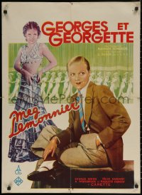 6s0446 GEORGES ET GEORGETTE pre-war Belgian 1934 Julien Carette in the title role, ultra rare!
